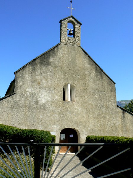 la faade de l'glise