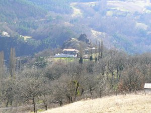 la roche vue du haut du village
