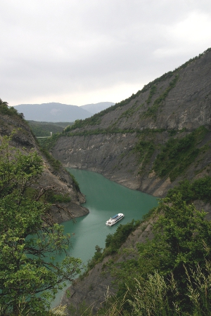 vue sur le pont de Brion