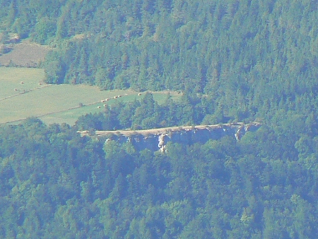 Siroux vu du chemin du lac de Charlet